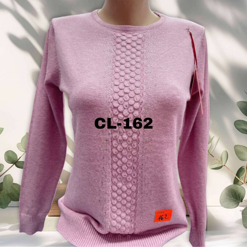 Swetry damskie Roz M-2XL. 1 kolor. Paczka 10 szt